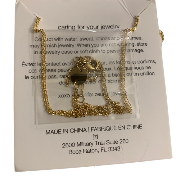 Jennifer Zeuner | Gold Tone Star Detail Double Row Necklace New With Tags - Picture 7 of 9